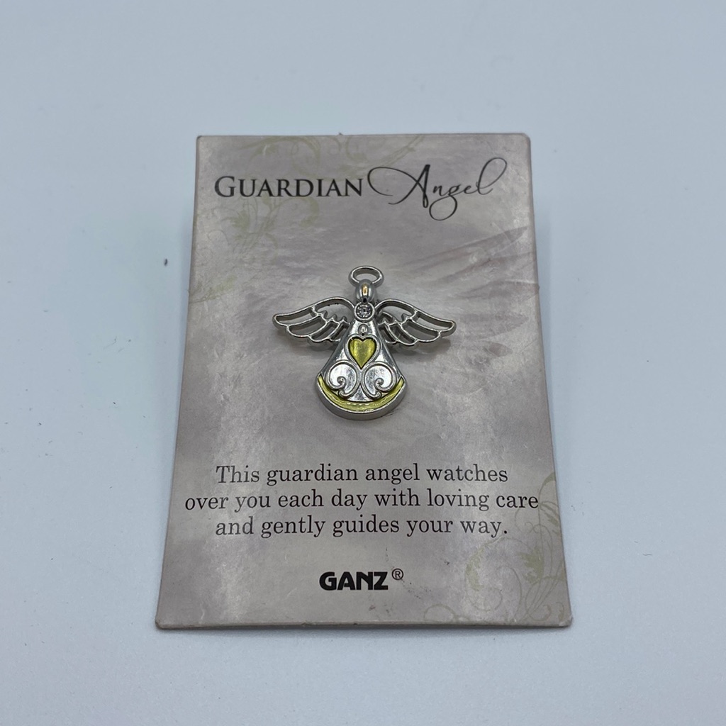 New Ganz Guardian Angel Enameled Brooch 5$